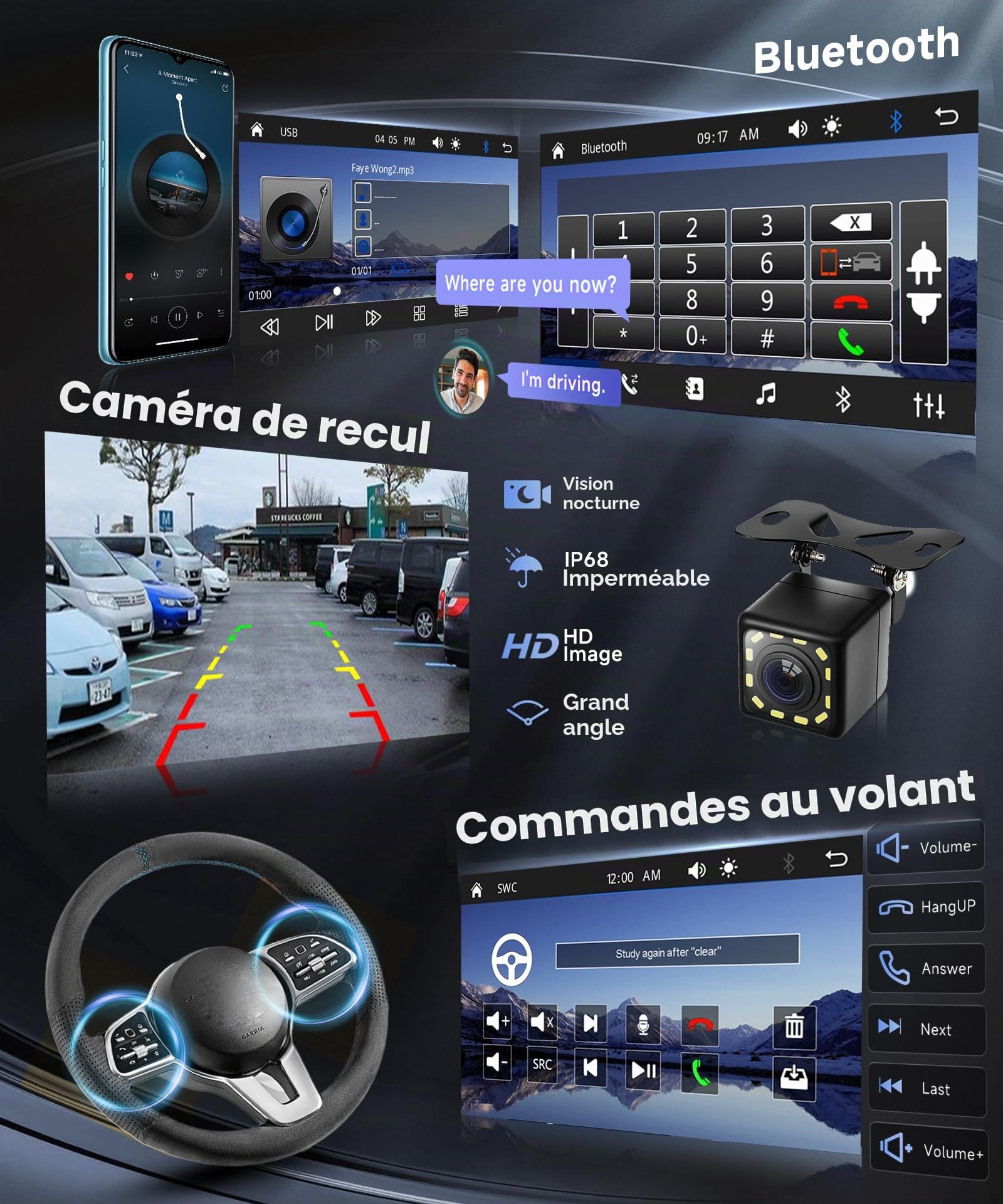 vechtel-autoradio-1-din-mp5-autoradio-7-pouces-carplay-sans-fil image 3