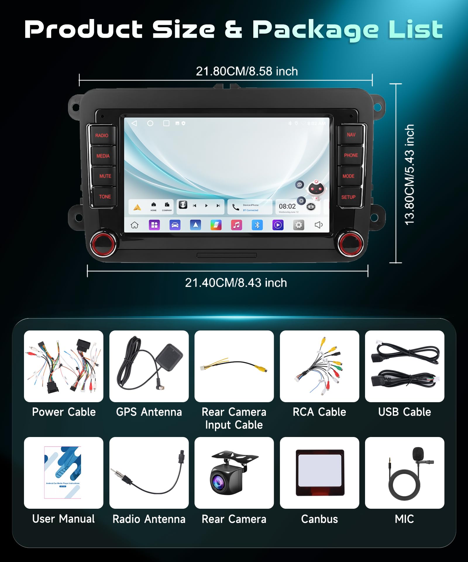 vechtel-autoradio-7-golf-5-6-polo-passat-android-2-64-go image 7