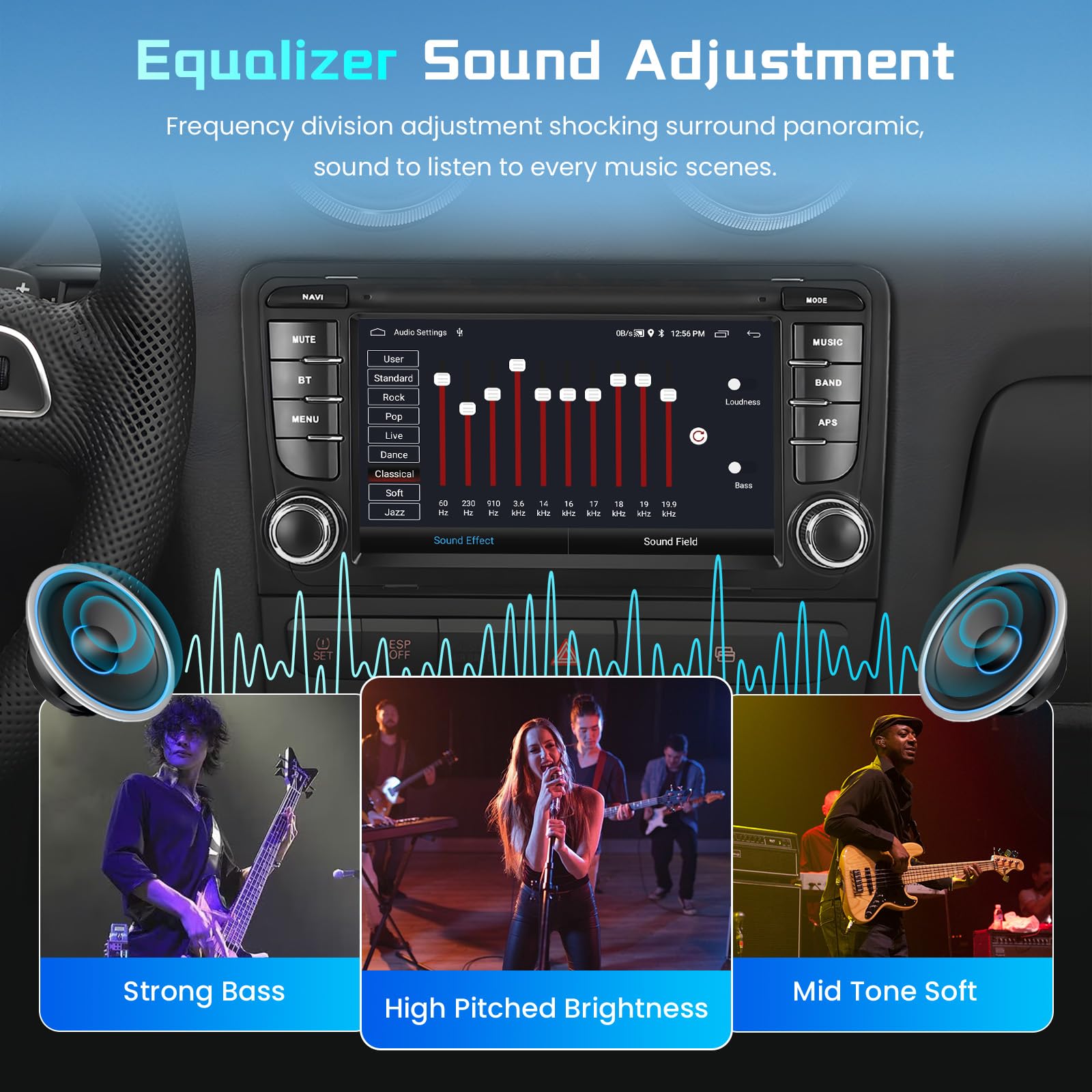podofo-android-car-radio-7-audi-a3-8p-autoradio-2g-64g image 3