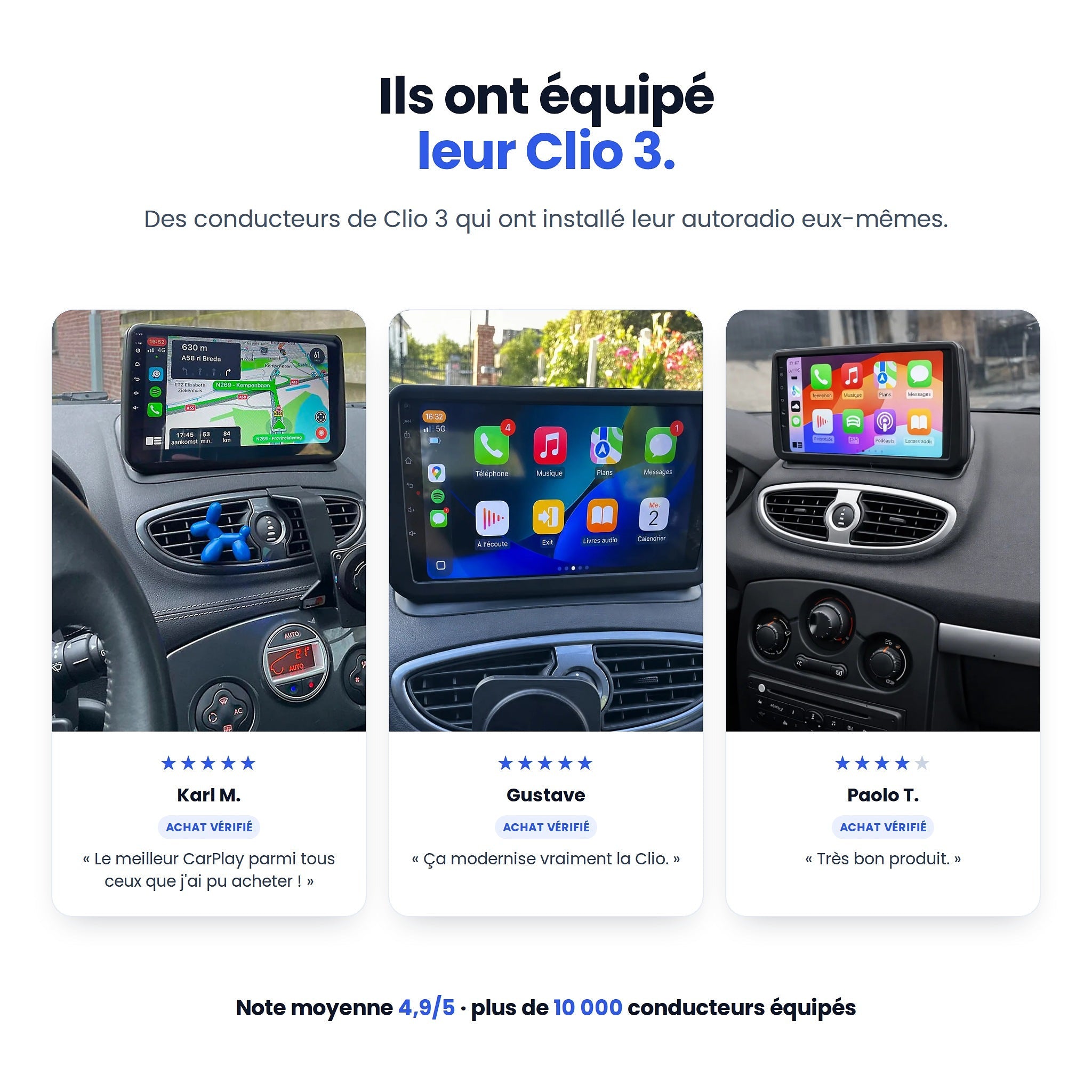 my-carpplay-renault-clio-3-autoradio-carplay-optimal-sans-fil image 8