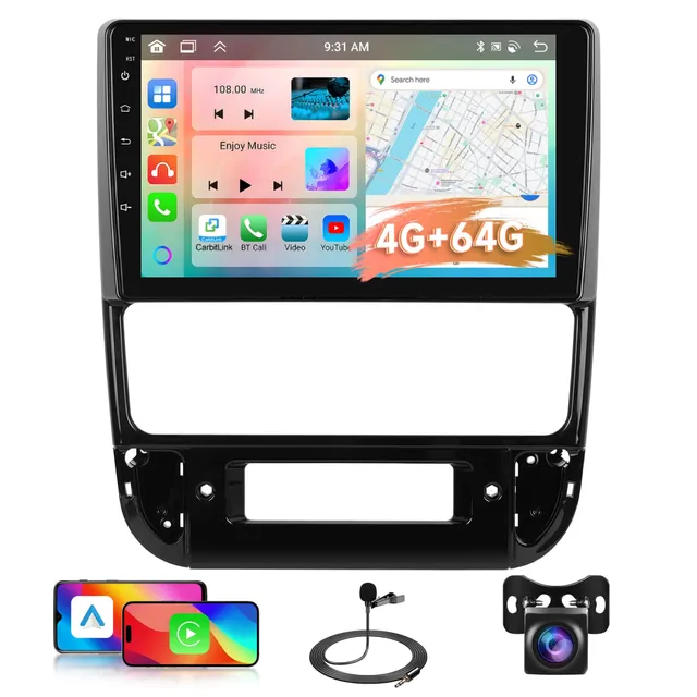 podofo-android-car-radio-peugeot-406-9-autoradio-4-64g-dsp image 1