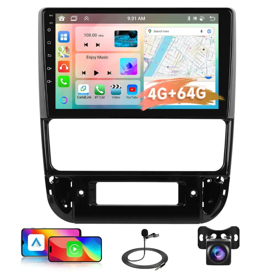podofo-android-car-radio-peugeot-406-9-autoradio-4-64g-dsp image 1