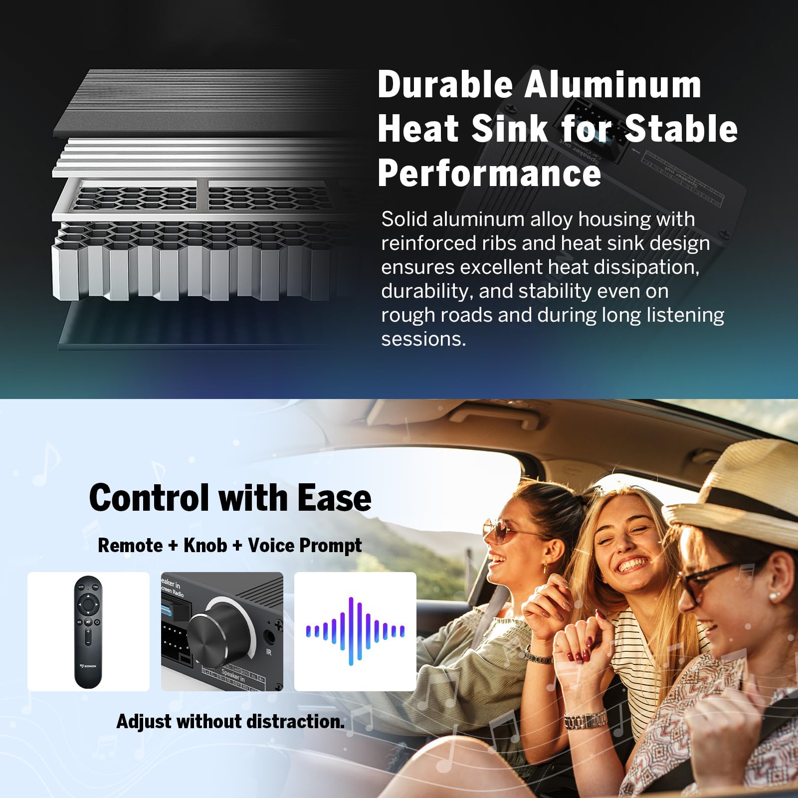 eonon-dsp-amplifier-4x40w-bo-tier-eq-pour-autoradio-a303 image 6