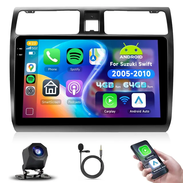 podofo-android-car-radio-suzuki-swift-2003-2010-10-1-pouces-4-64go image 1