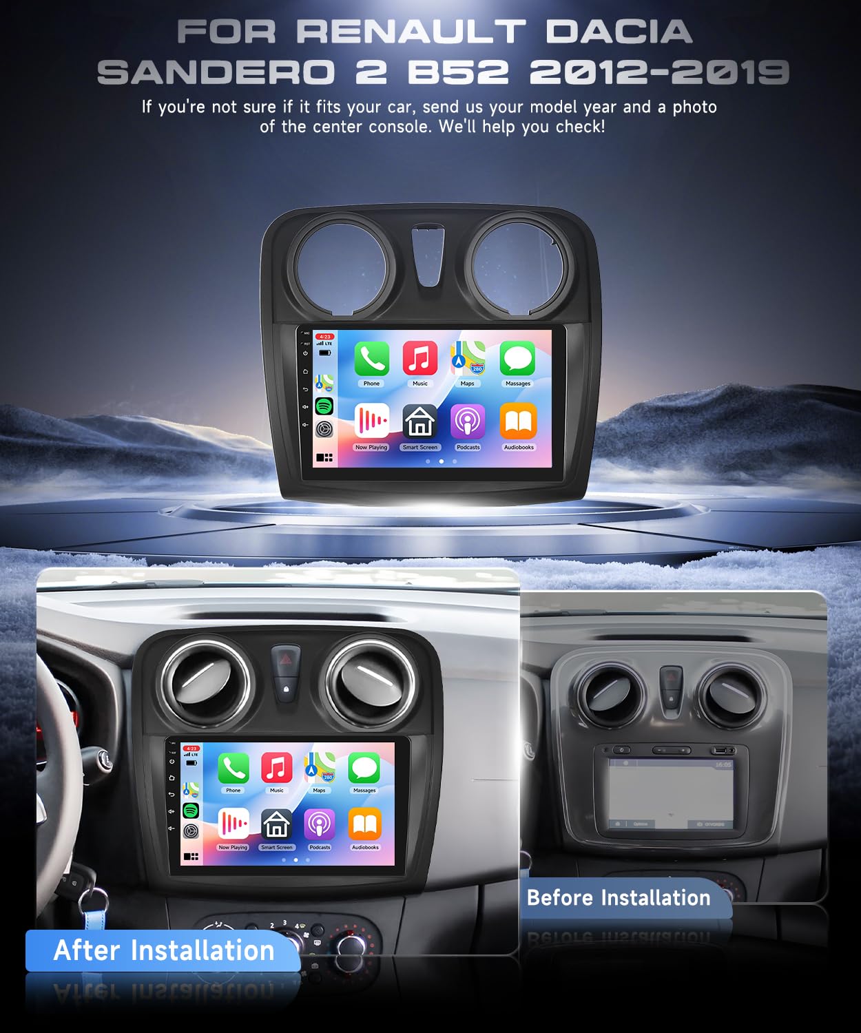 vechtel-autoradio-sandero-2-9-4-64g-android-15-carplay image 2