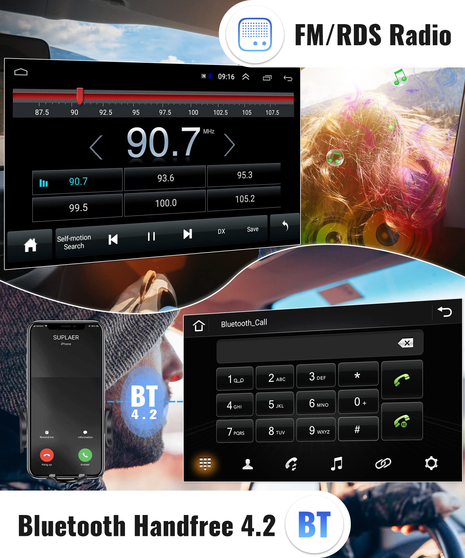 podofo-android-car-radio-autoradio-10-asx-4008-c4-2-64go image 4