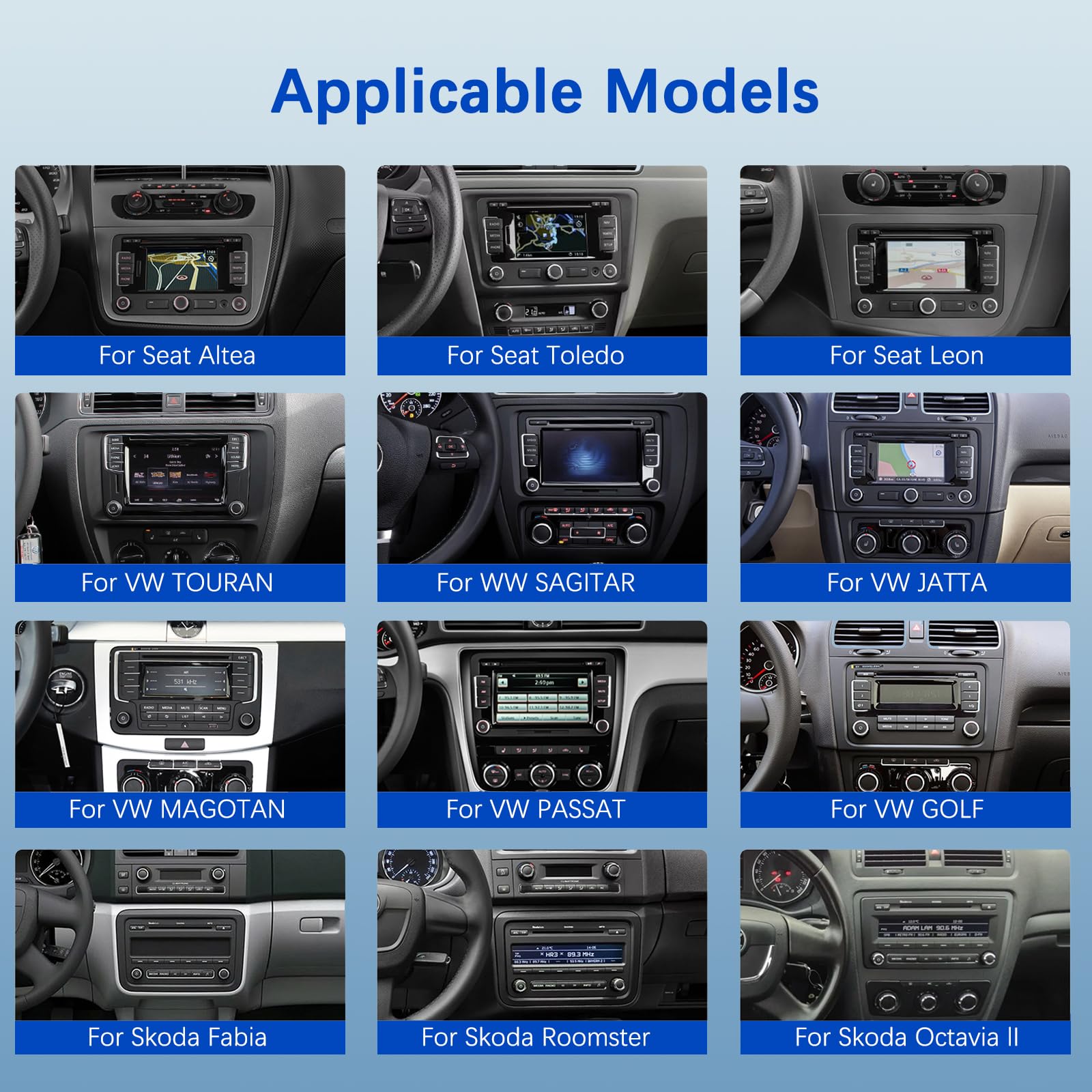 podofo-android-car-radio-autoradio-9-vw-4-64g-carplay-camera image 2