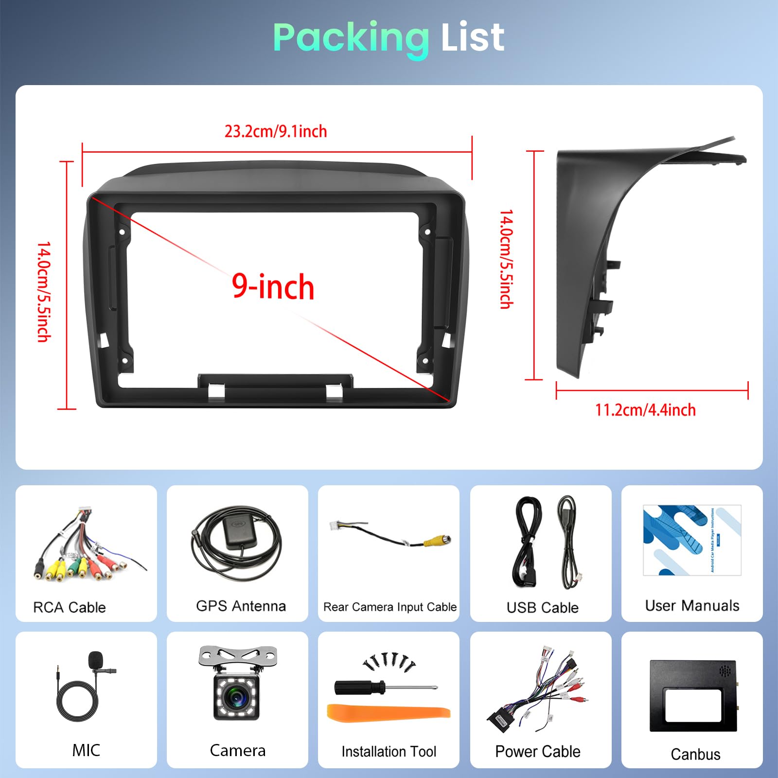 podofo-android-car-radio-doblo-autoradio-9-pouces-1-32g-mirror-link image 7