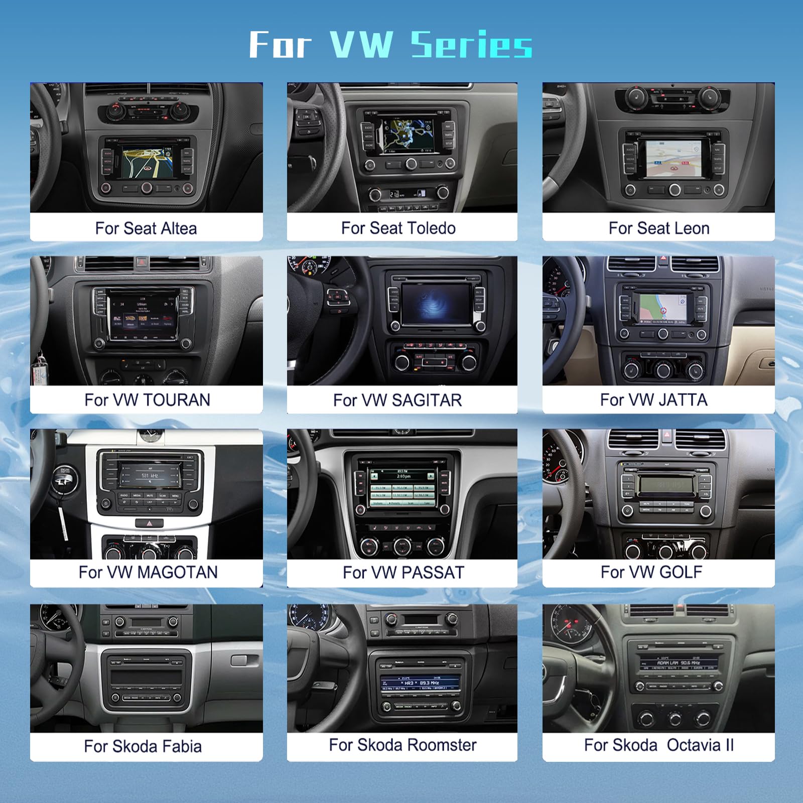 podofo-android-car-radio-autoradio-7-vw-golf-passat-2-64g-cam image 2