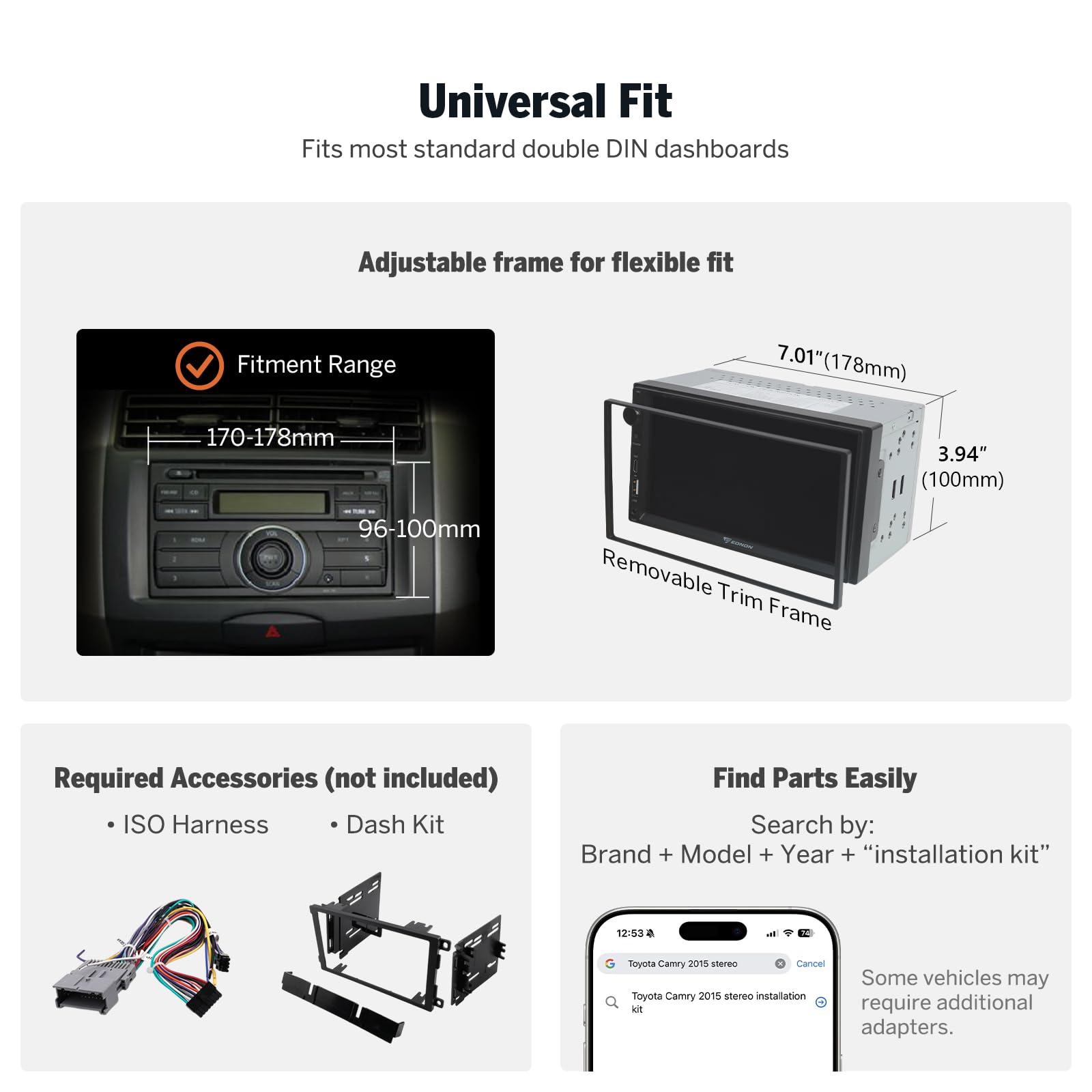 eonon-universal-car-stereo-x3-7-pouces-qled-carplay image 3