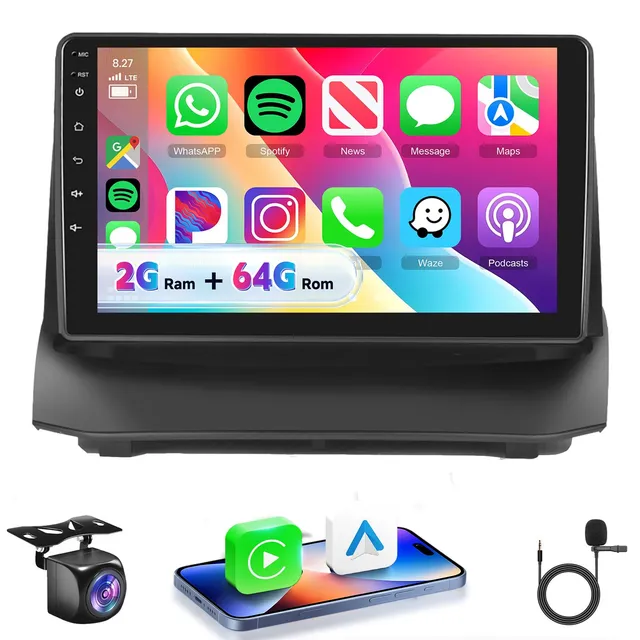 vechtel-autoradio-ford-fiesta-9-pouces-android-15-2-64g-carplay image 1