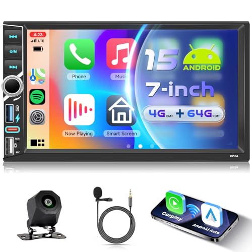 vechtel-autoradio-2-din-android-15-7-pouces-carplay-4-64-go image 8