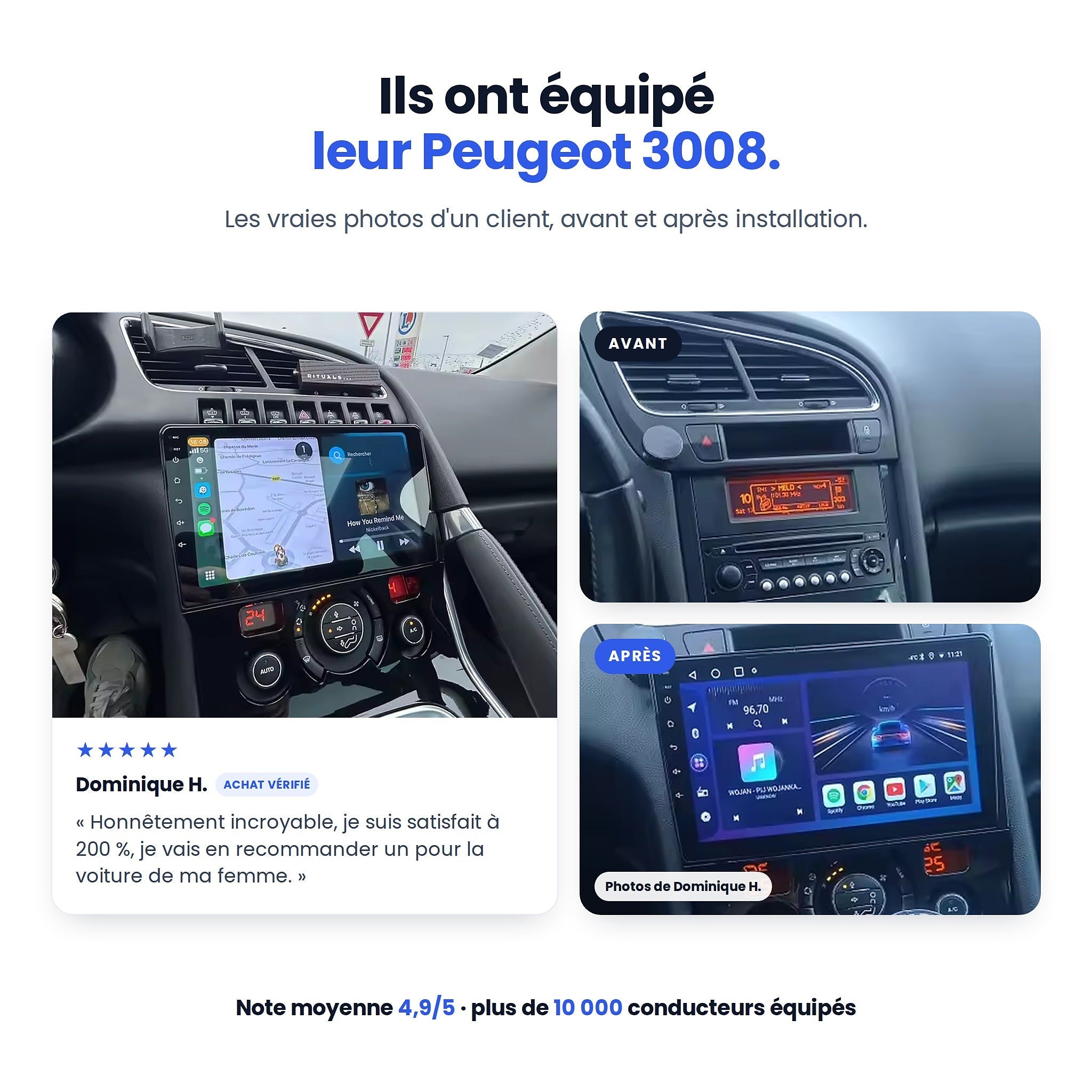 my-carpplay-peugeot-3008-2009-2015-autoradio-tactile-sans-fil image 8