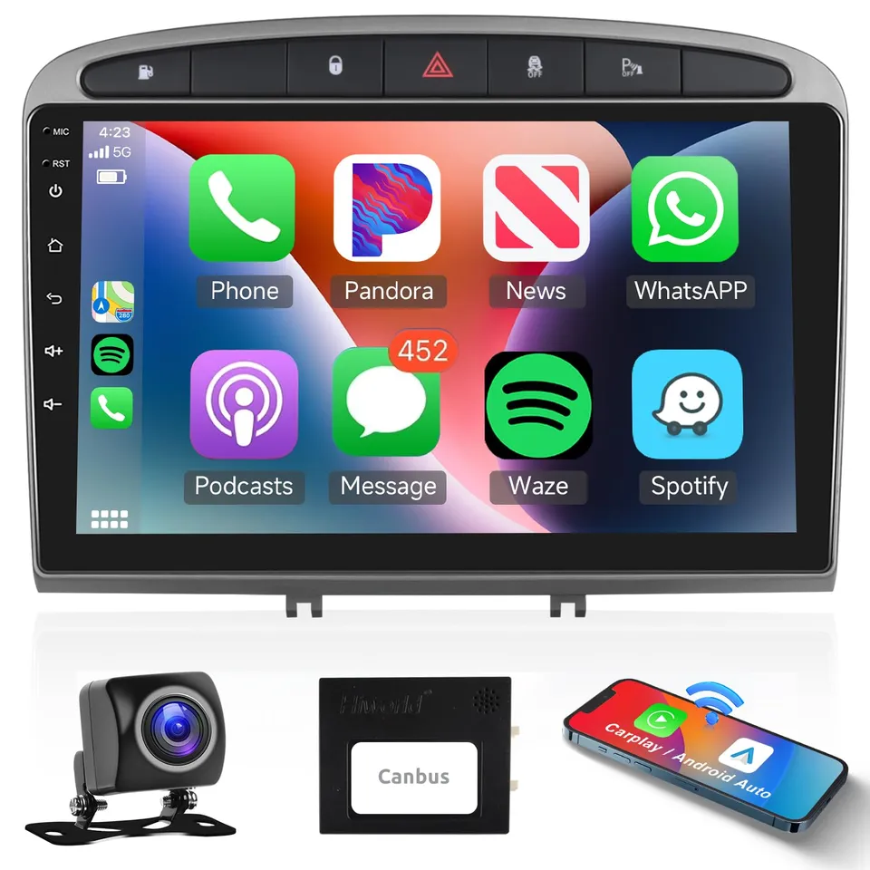 podofo-android-autoradio-peugeot-308-408-9-2-64g image 1
