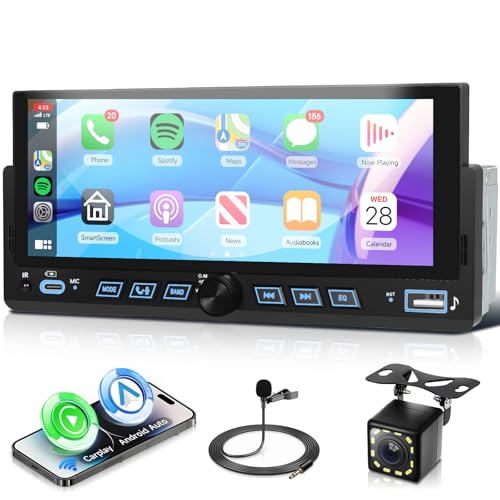 vechtel-autoradio-1-din-6-86-carplay-sans-fil-cam-ra-recul image 8