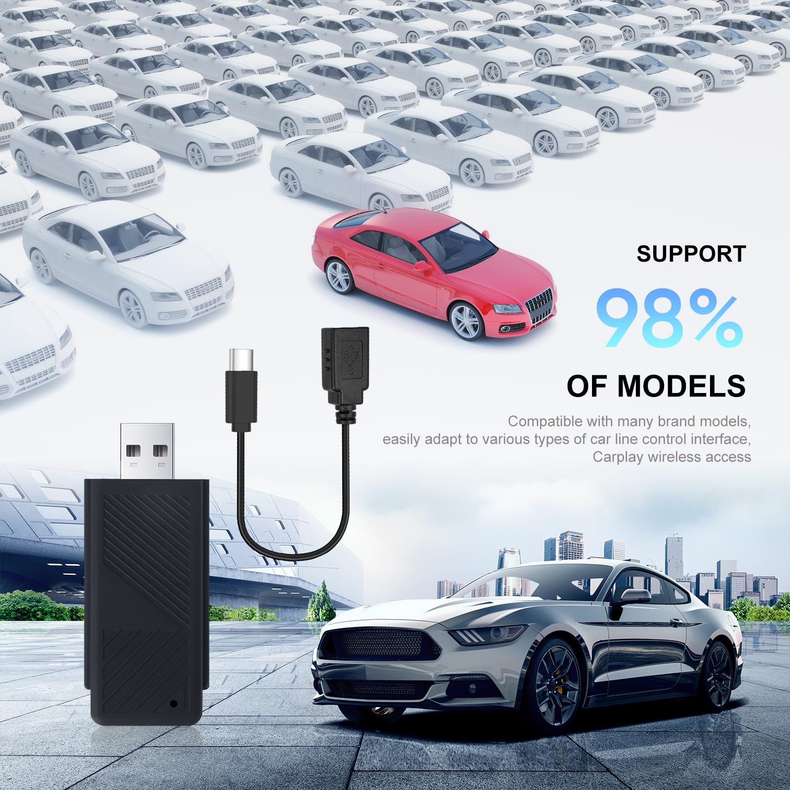 podofo-carplay-ai-box-adaptateur-carplay-sans-fil-mini image 6