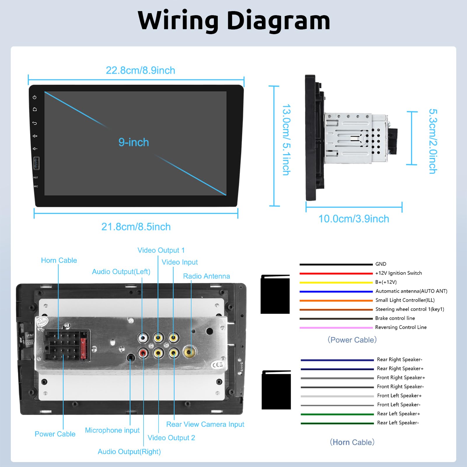 vechtel-1-din-9-pouces-hd-autoradio-tactile-carplay-sans-fil image 7