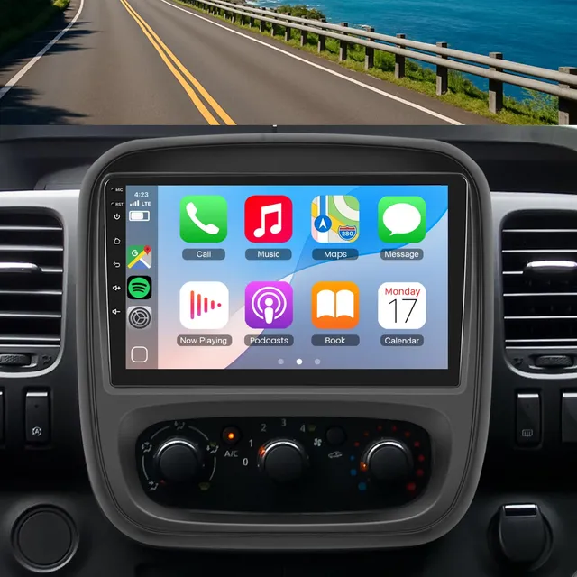 podofo-android-car-radio-9-pouces-trafic-vivaro-autoradio-2-64g image 1