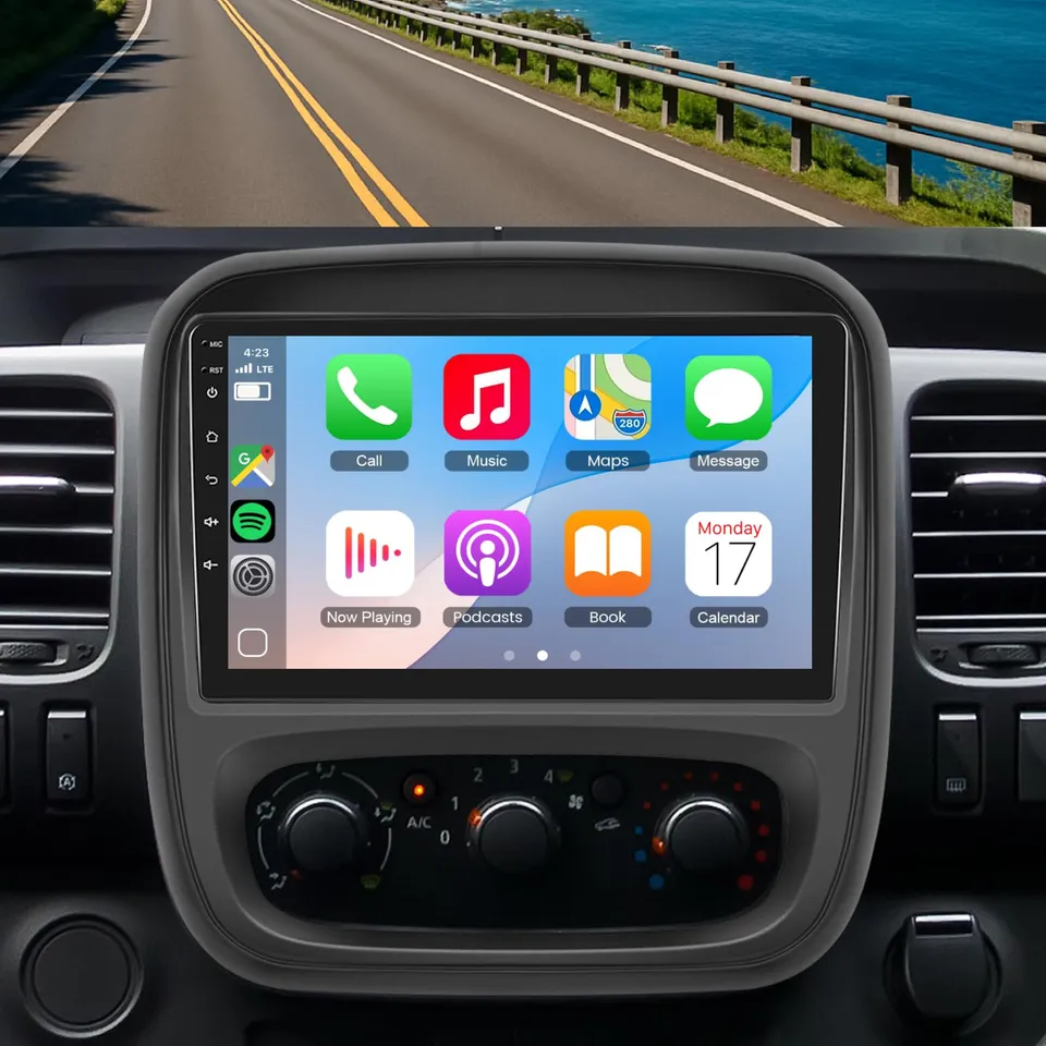 podofo-android-car-radio-9-pouces-trafic-vivaro-autoradio-2-64g image 1