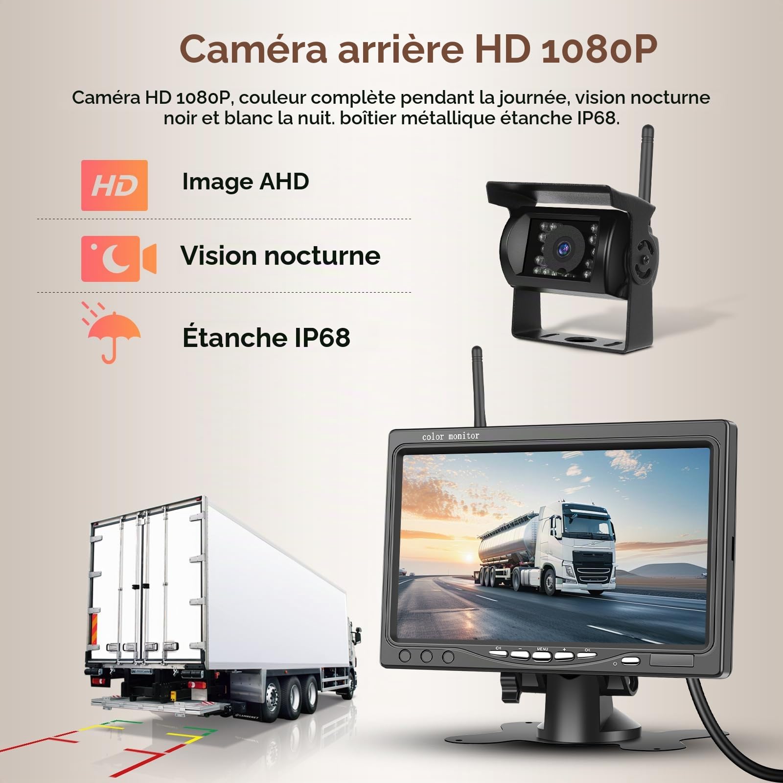 podofo-kit-cam-ra-de-recul-sans-fil-1080p-cran-7-pouces-bsd image 3
