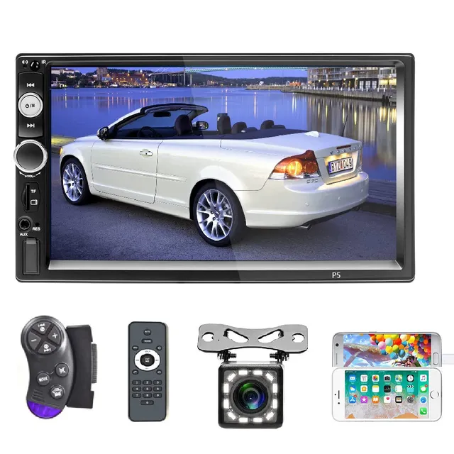 podofo-autoradio-2-din-mp5-cran-7-pouces-bluetooth-fm image 1