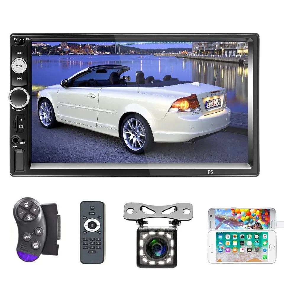 podofo-autoradio-2-din-mp5-cran-7-pouces-bluetooth-fm image 1