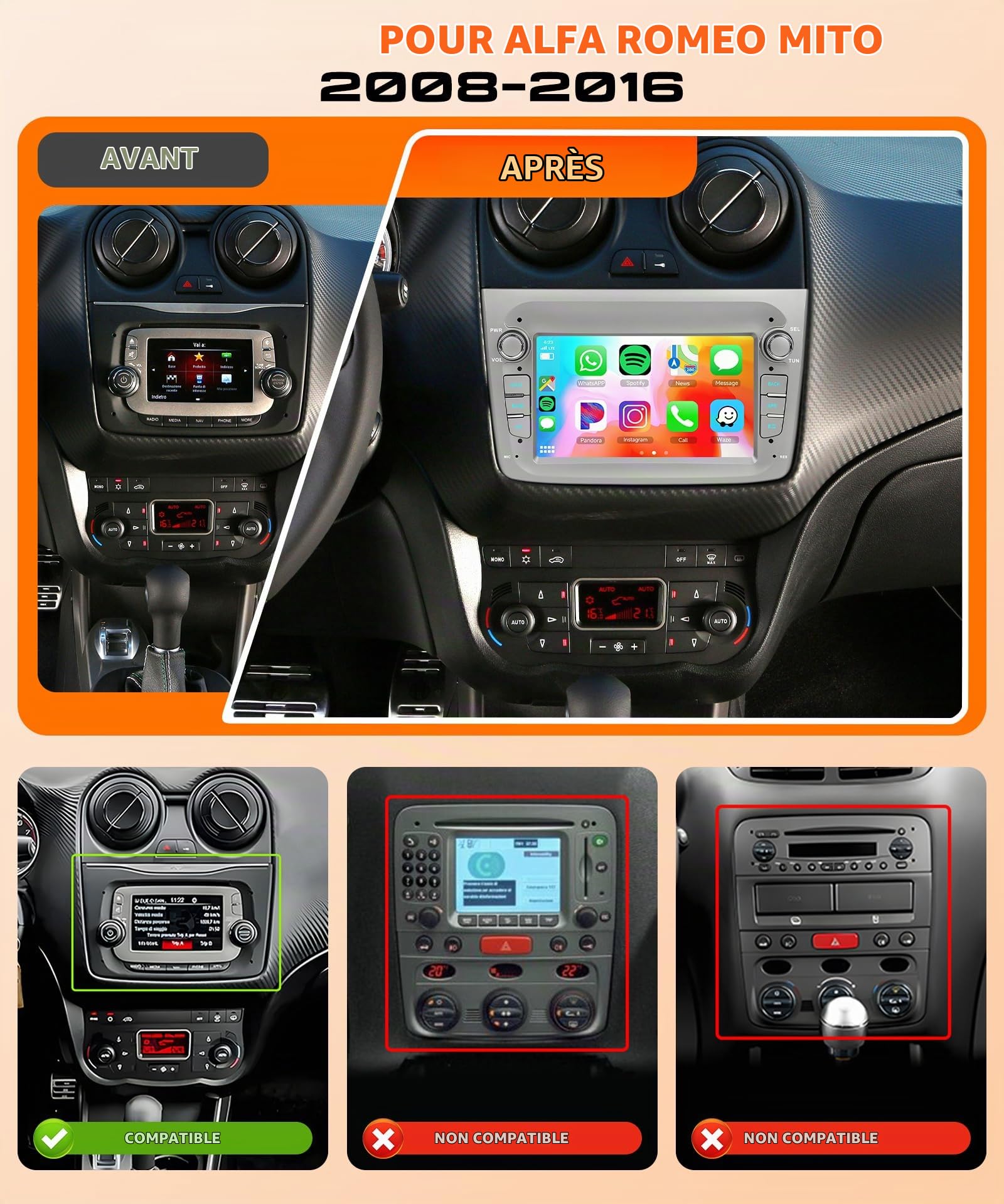 vechtel-autoradio-7-pouces-alfa-mito-2-64-carplay-canbus image 2