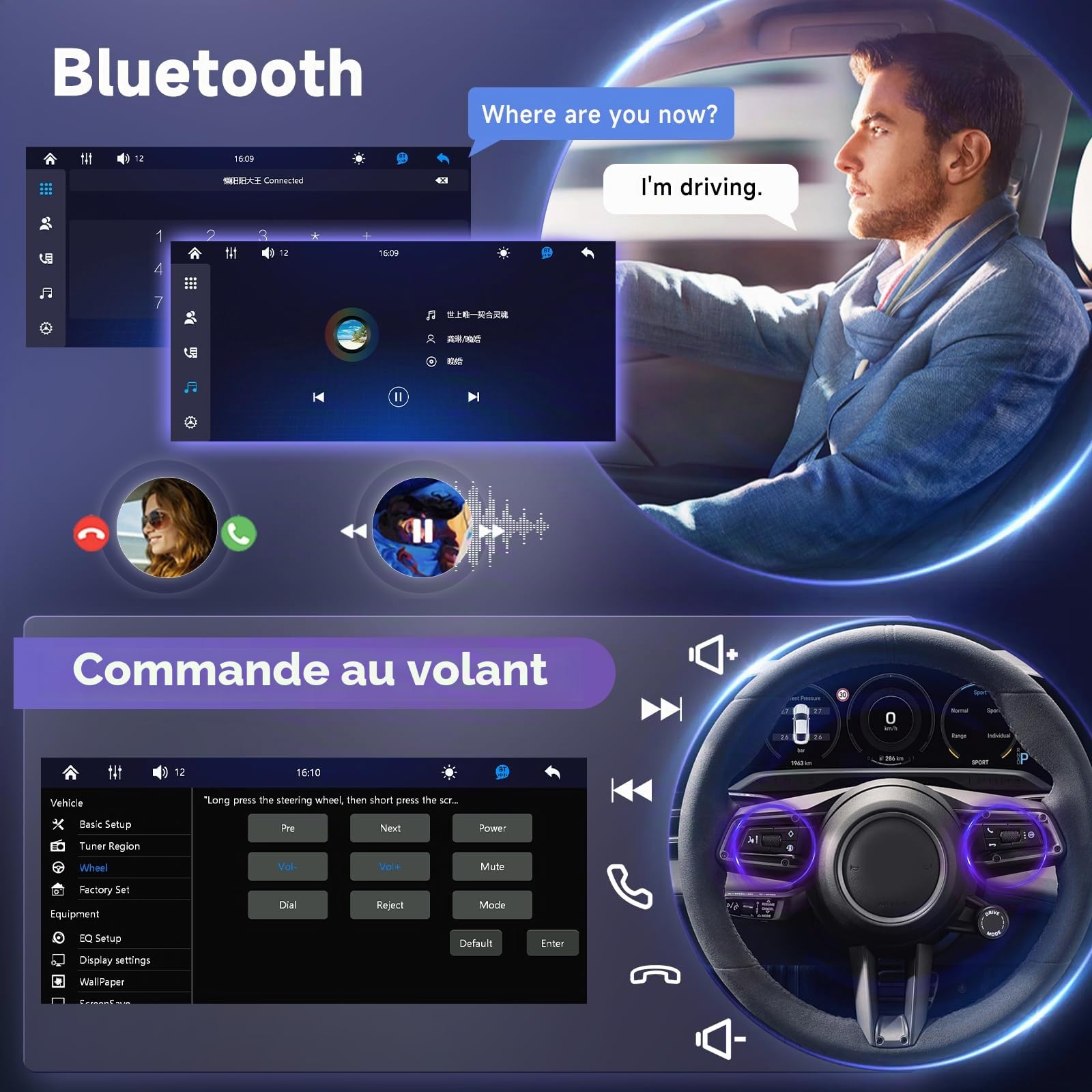 vechtel-autoradio-2-din-6-8-pouces-carplay-sans-fil-cam-ra-recul image 5