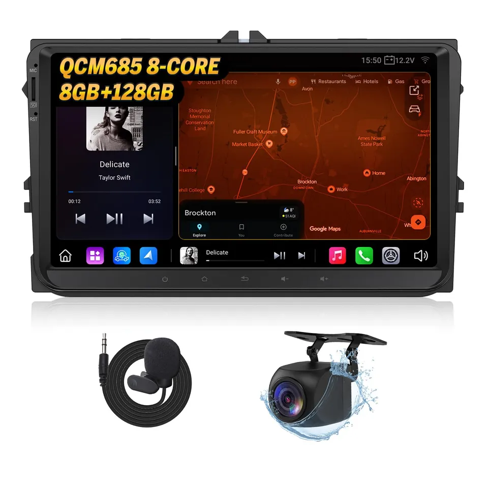 eonon-vehicle-specific-gps-vwx6s-pro-autoradio-9-pouces-golf-8-128go image 1