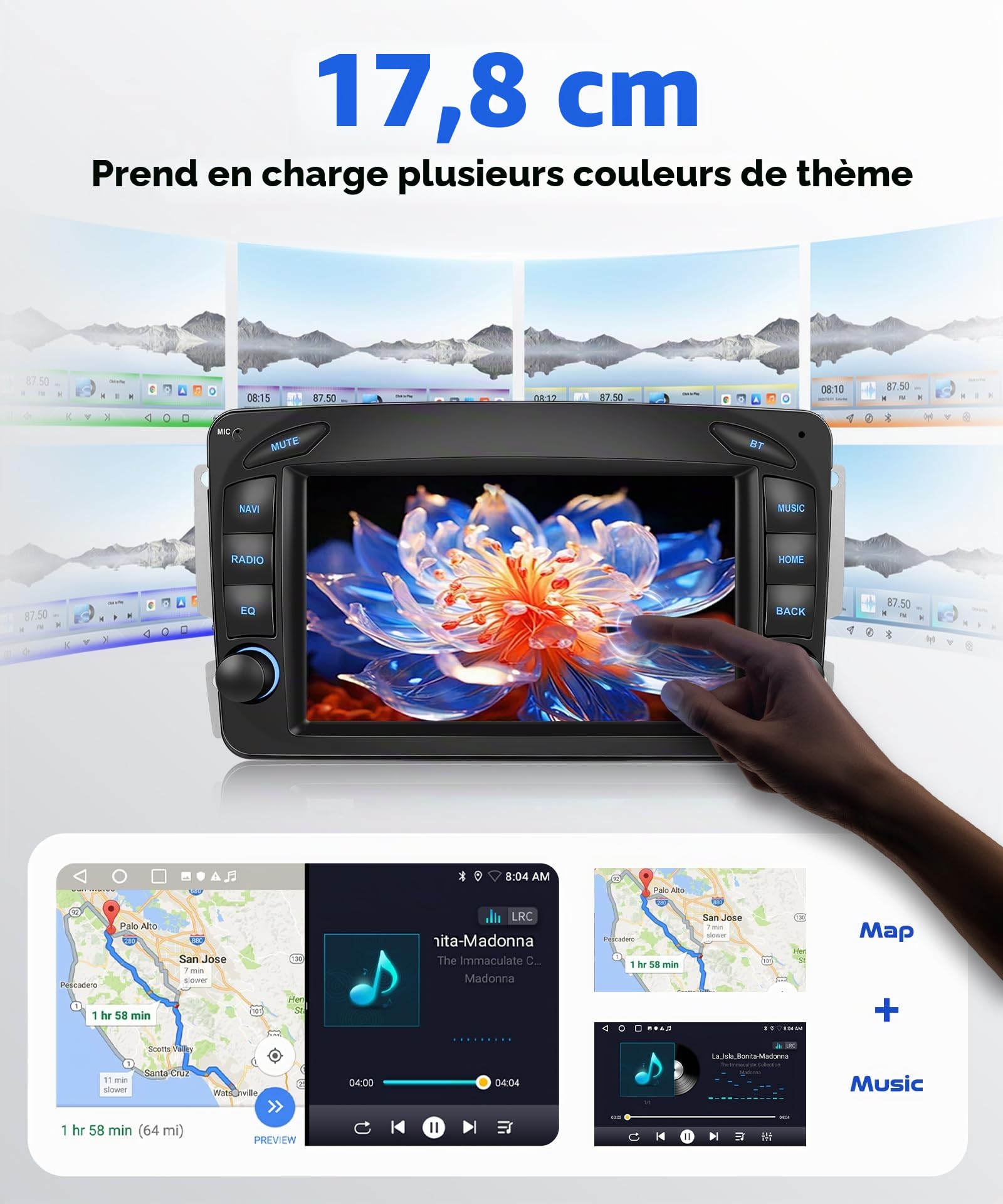 vechtel-autoradio-classe-c-w203-7-2-64go-android-15 image 6