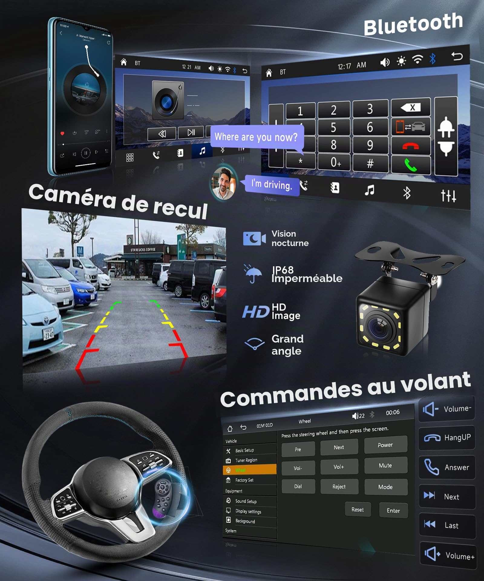 vechtel-autoradio-2-din-cran-7-pouces-carplay-cam-ra-recul image 3