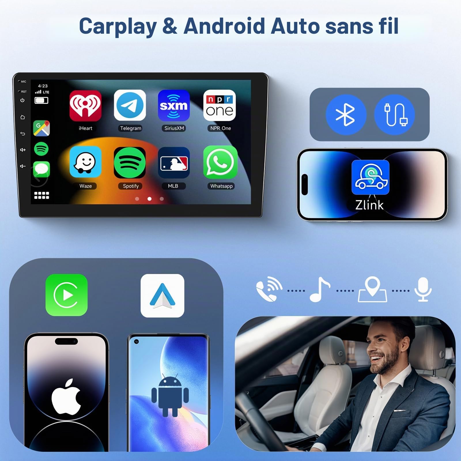 podofo-android-car-radio-aygo-c1-108-9-autoradio-2-64g-gps image 3