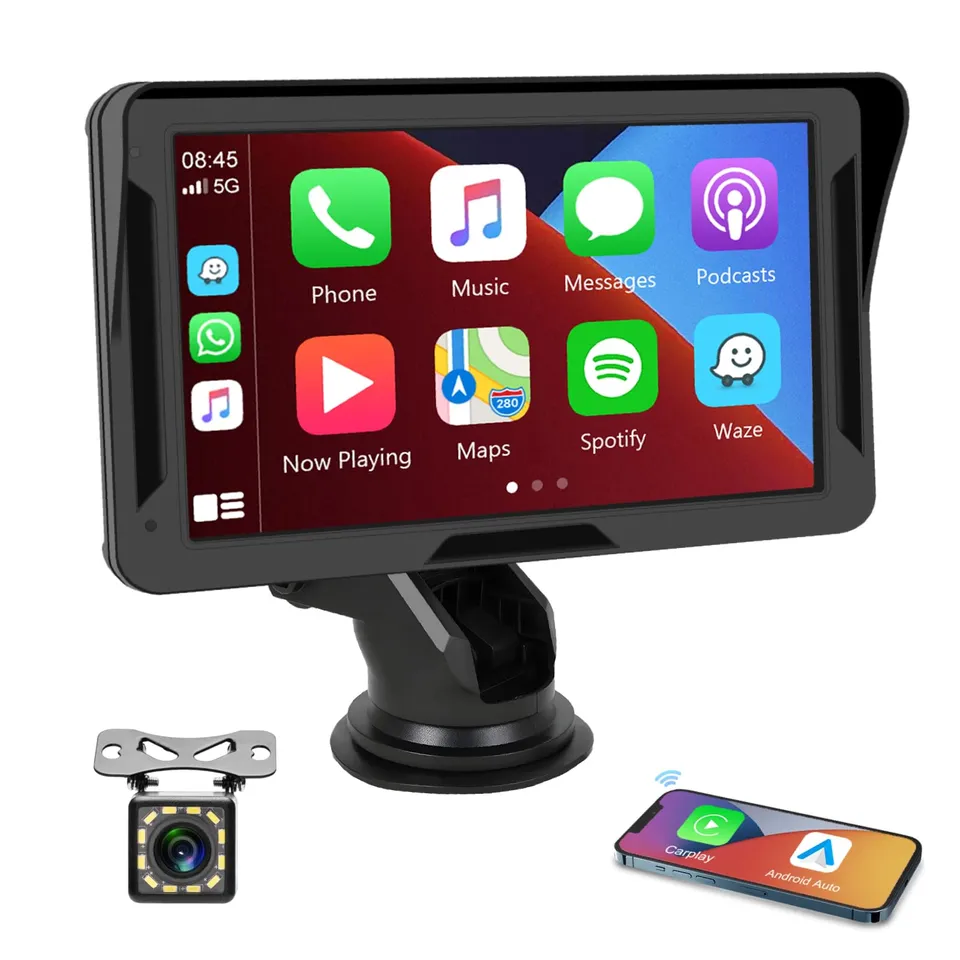 podofo-portable-carplay-screen-cran-7-carplay-sans-fil-cam-ra image 1