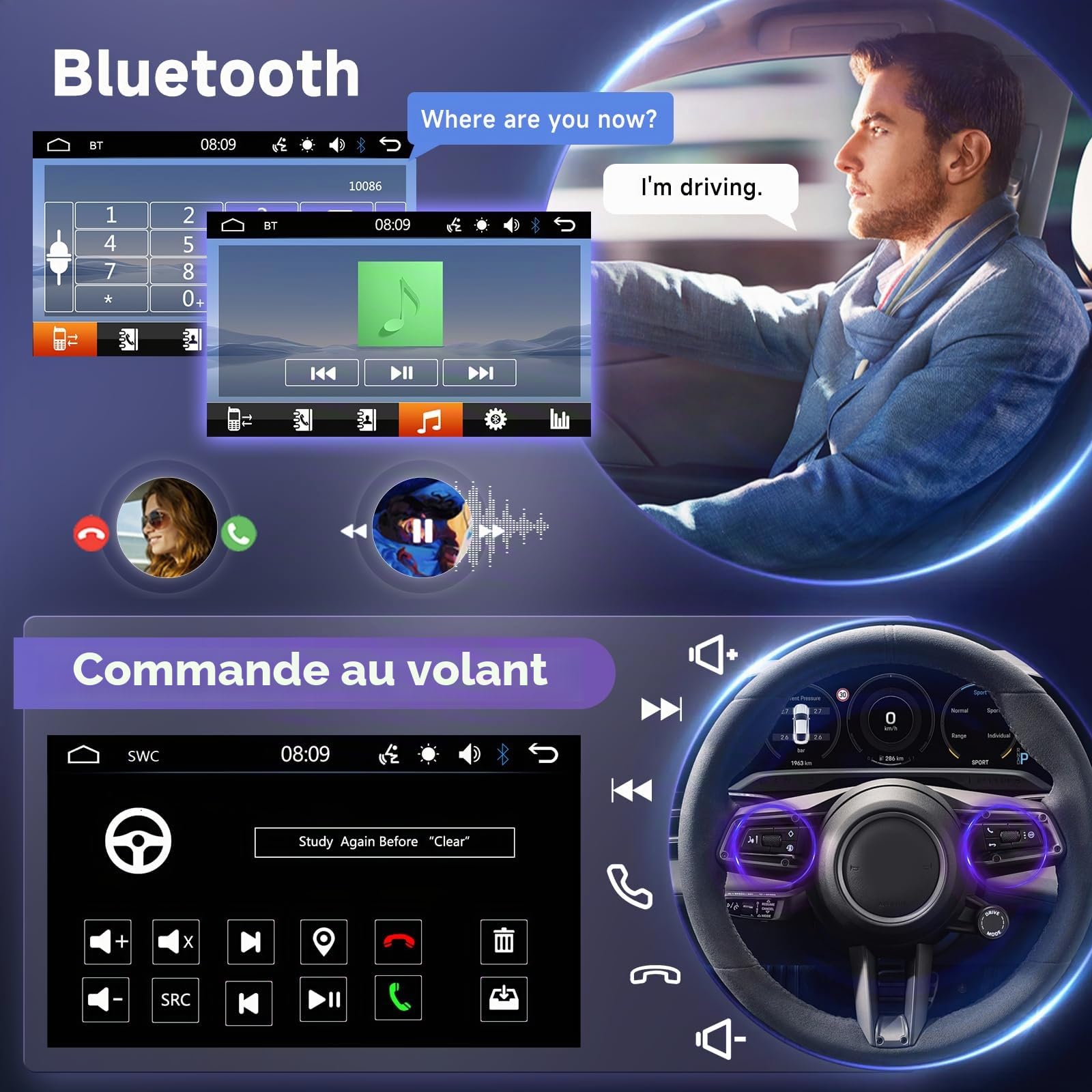 vechtel-autoradio-2-din-7-tactile-bluetooth-cam-ra-recul image 4