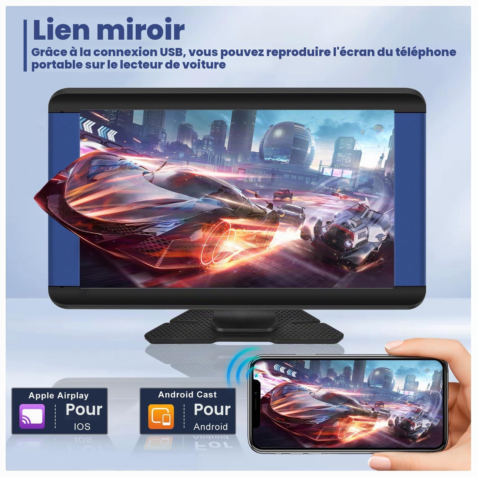 podofo-android-autoradio-portable-tactile-7-carplay-bluetooth image 3