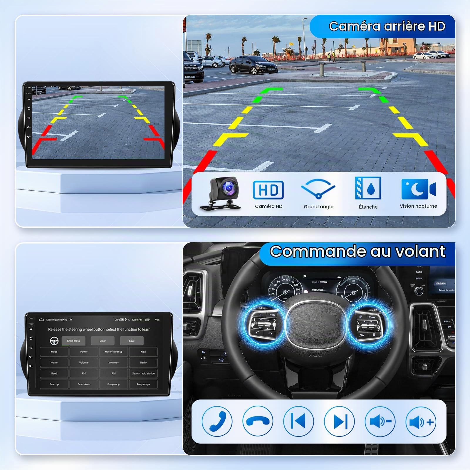 podofo-android-car-radio-nemo-bipper-fiorino-10-1-pouces-2go-64go image 6