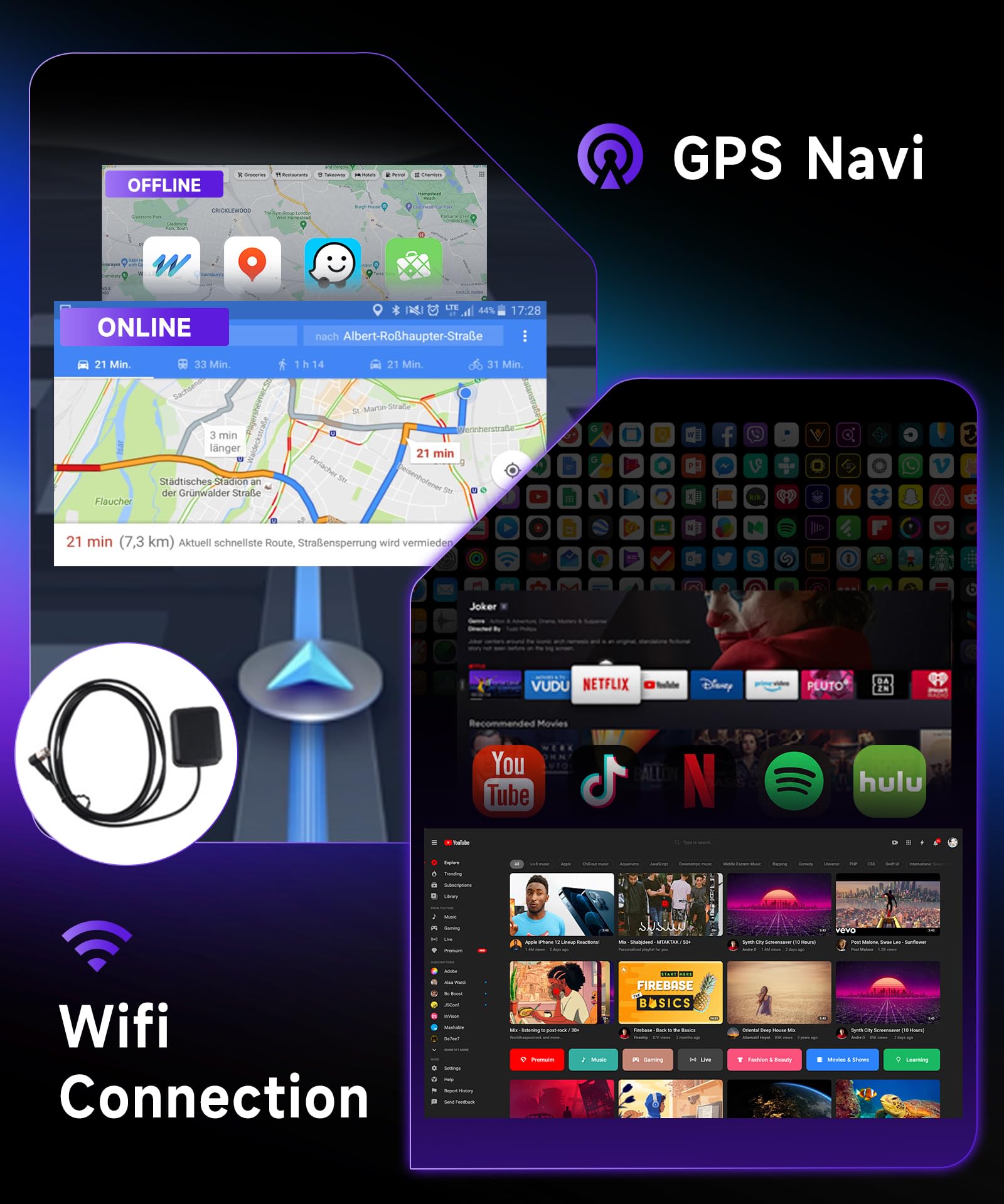 podofo-android-car-radio-autoradio-9-qashqai-j10-4-128g image 5