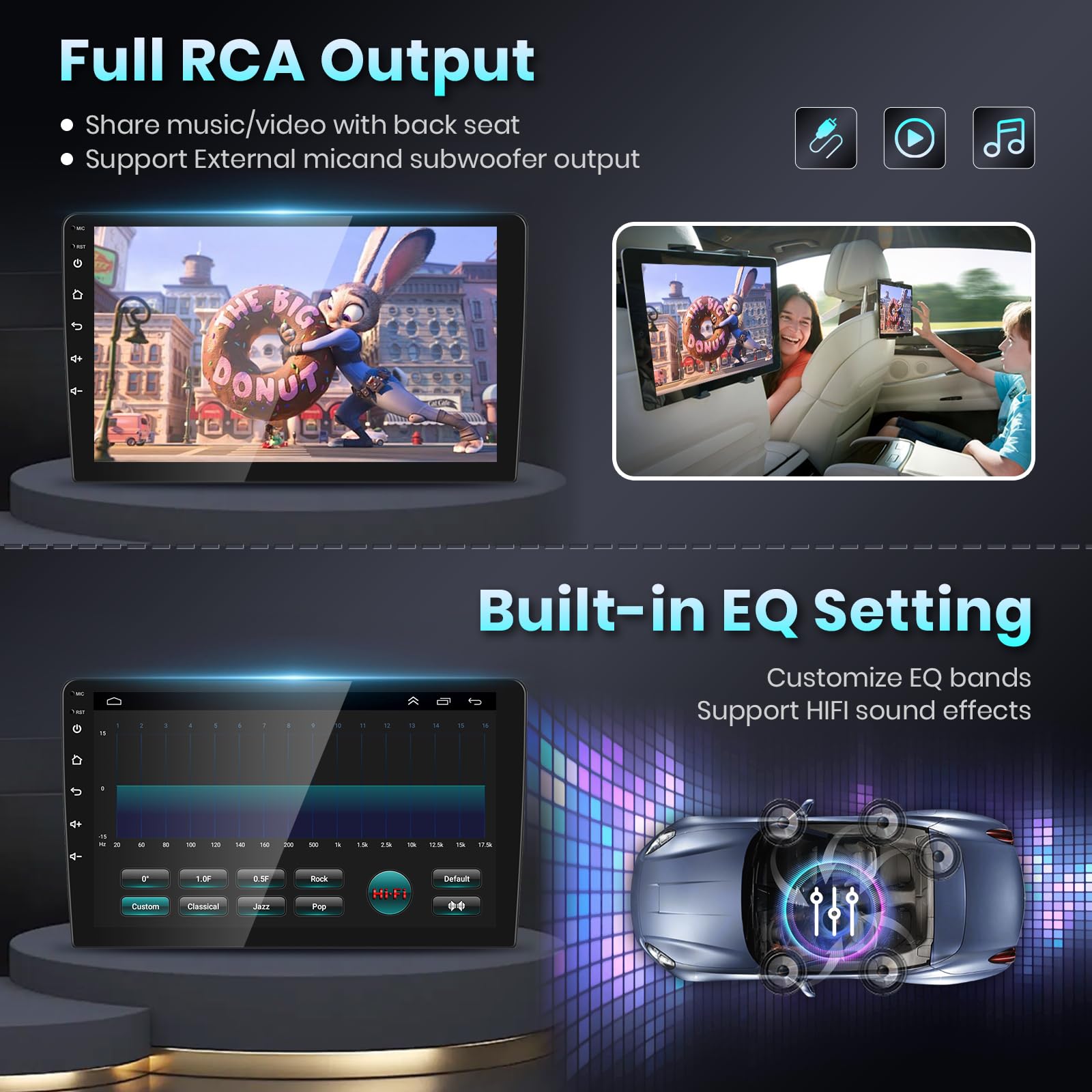 podofo-android-car-radio-autoradio-9-honda-cr-v-2-64go-cam-ra image 6