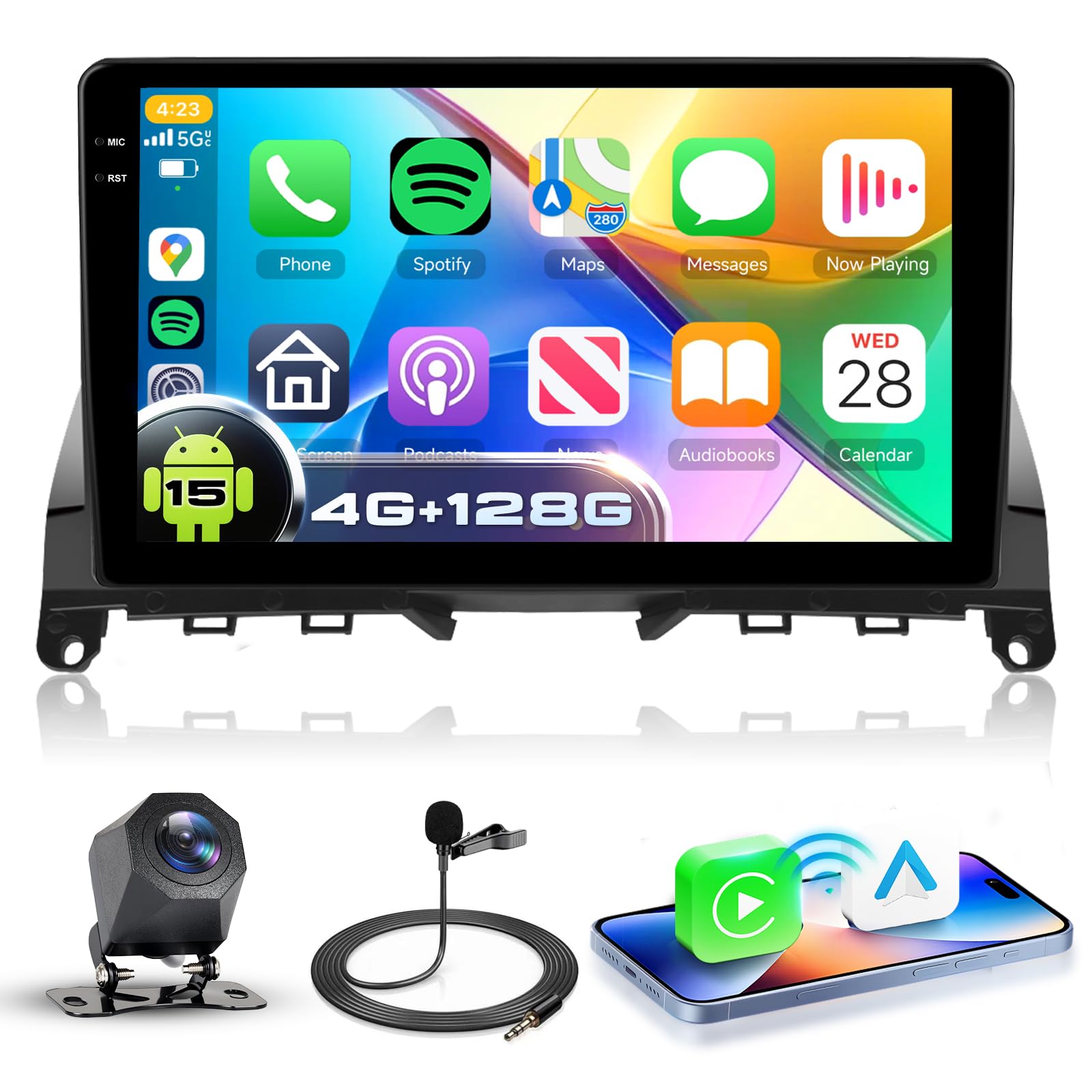 vechtel-classe-c-w204-autoradio-9-4-128g-carplay-in-cell image 1