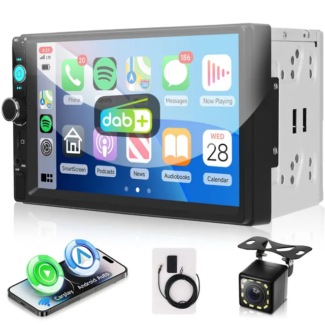 vechtel-autoradio-2-din-7-pouces-poste-radio-dab-carplay image 1