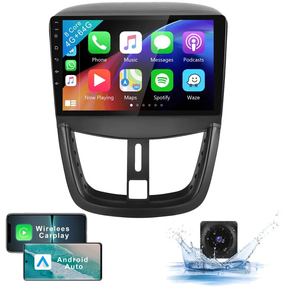 podofo-autoradio-peugeot-207-2009-2013-9-8-c-urs-4g-64g-cam-ra image 1