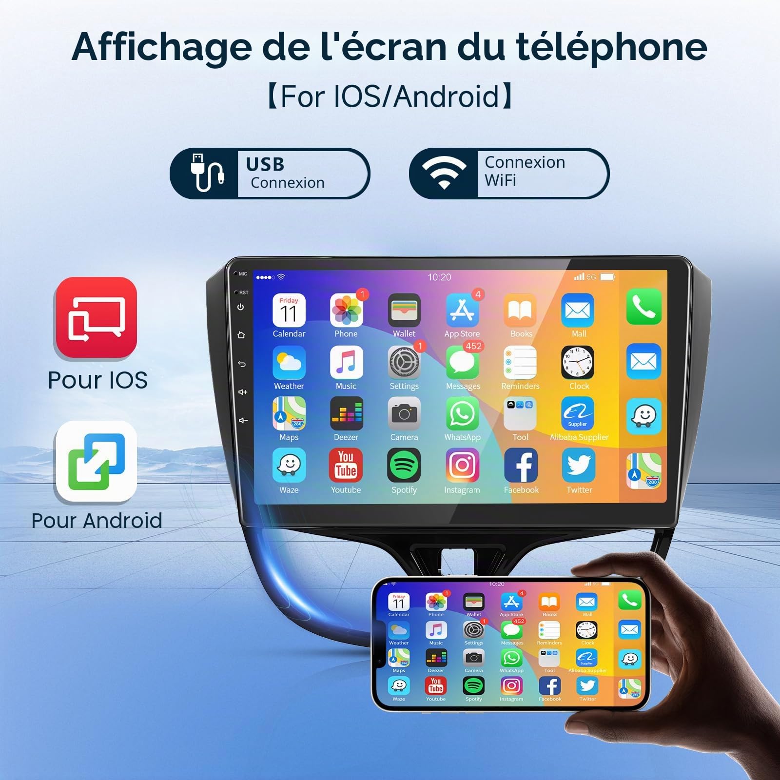 vechtel-autoradio-sp-cifique-autoradio-10-1-pouces-opel-karl-carplay image 7