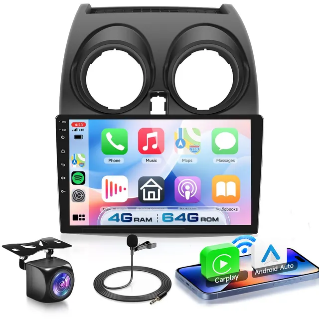 vechtel-qashqai-j10-4g-64g-autoradio-9-pouces-android-15 image 1