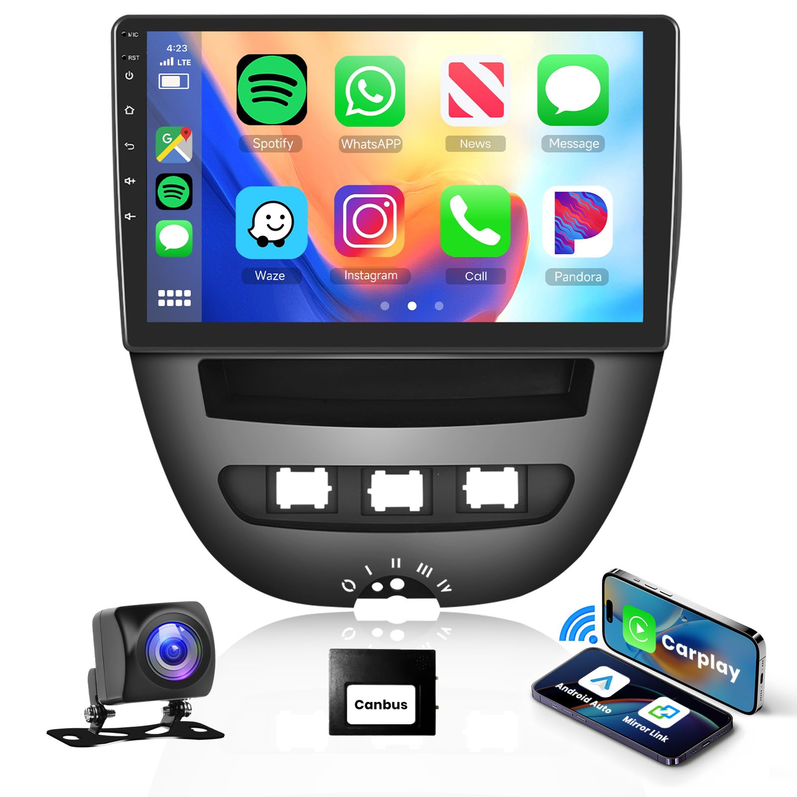 podofo-android-car-radio-107-c1-aygo-10-1-autoradio-2g-64g image 1