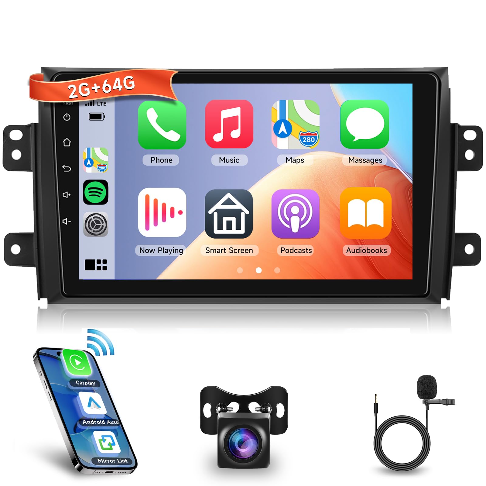 vechtel-autoradio-9-pouces-suzuki-sx4-fiat-sedici-2-64-go image 1