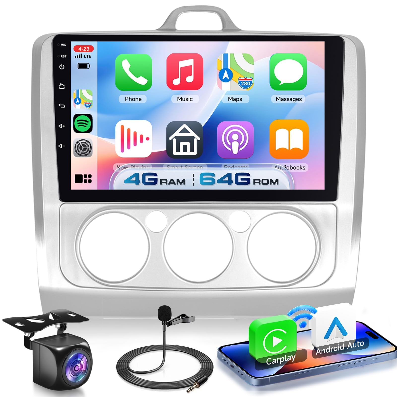 vechtel-autoradio-focus-mk2-9-android-15-4-64g-gps image 1