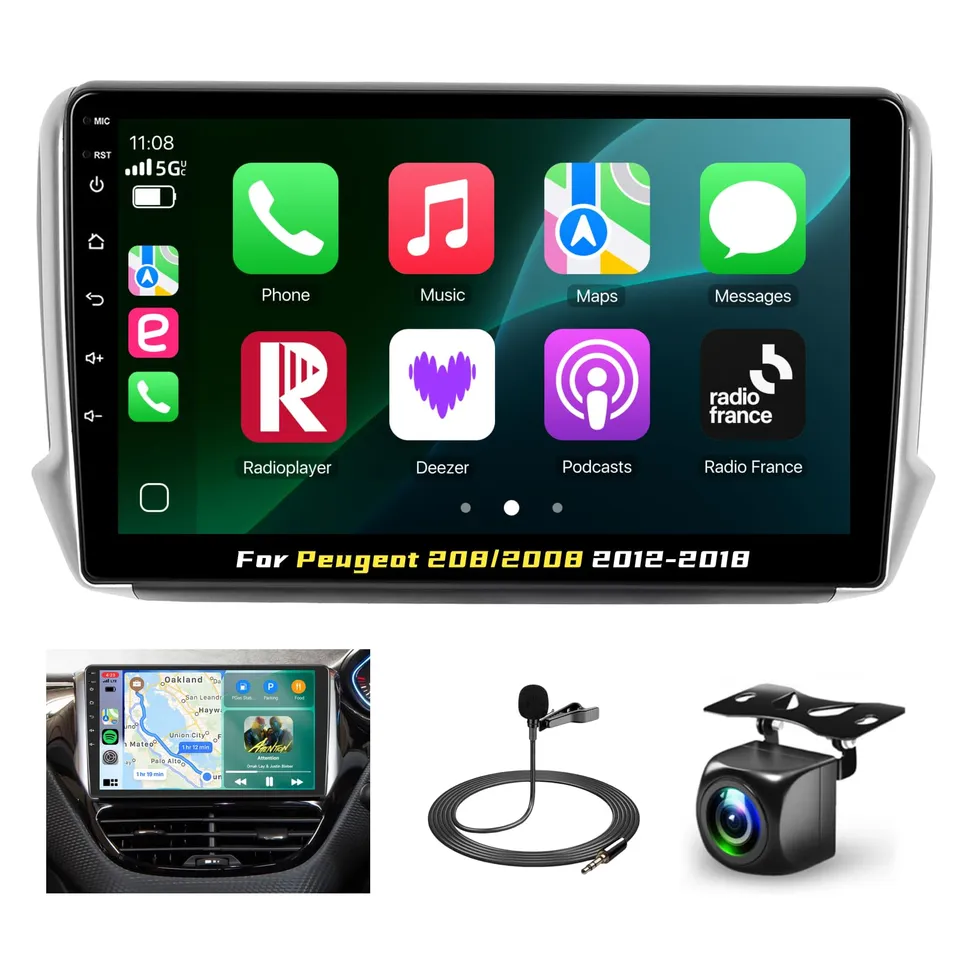 podofo-android-car-radio-9-pouces-208-2008-2-64-go-cam-ra image 1