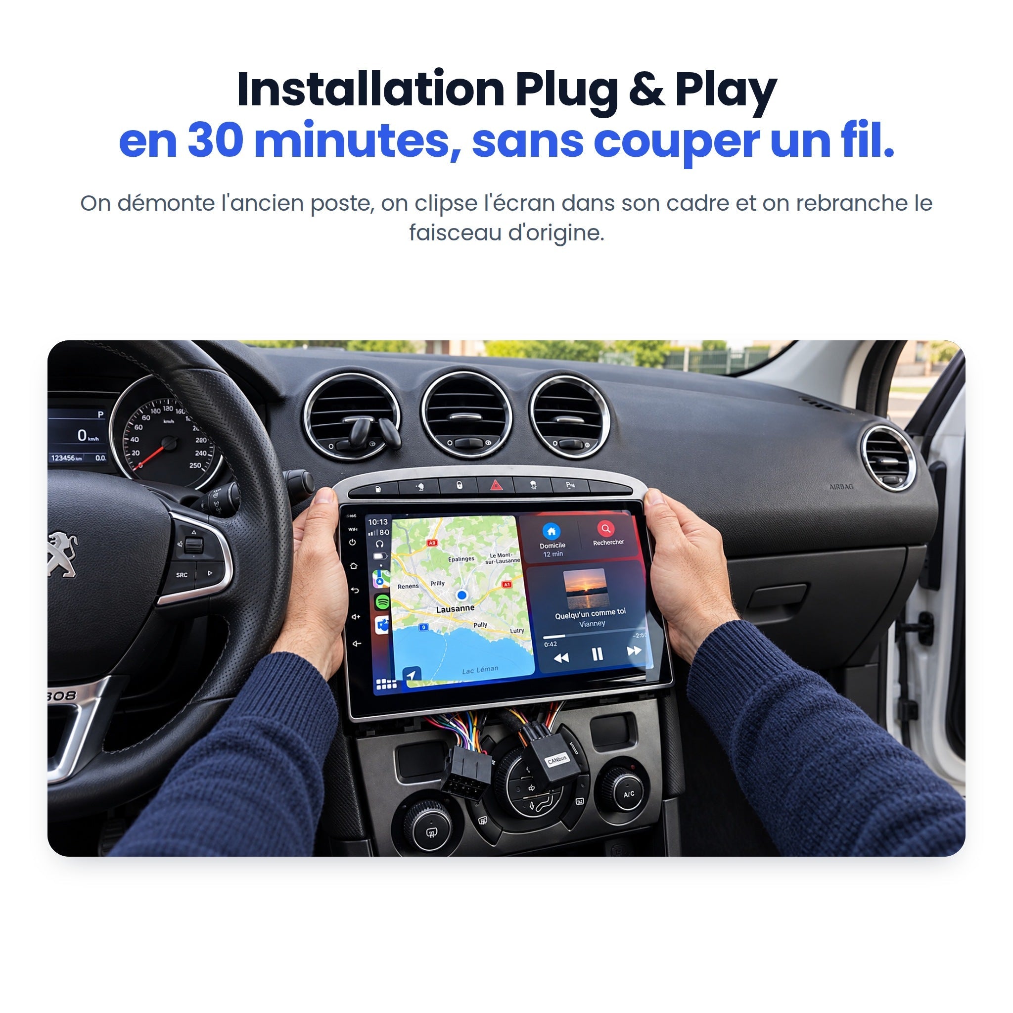 my-carpplay-peugeot-308-sw-autoradio-carplay-pack-optimal-sans-fil image 4