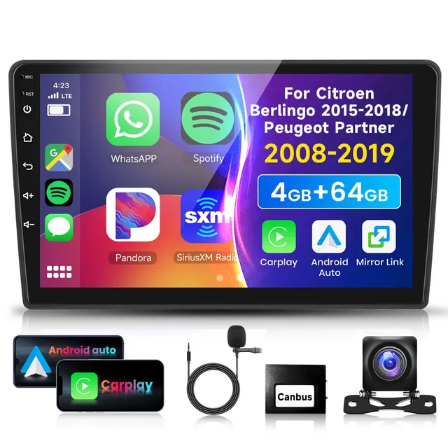 vechtel-autoradio-berlingo-partner-9-pouces-4g-64g-carplay image 1