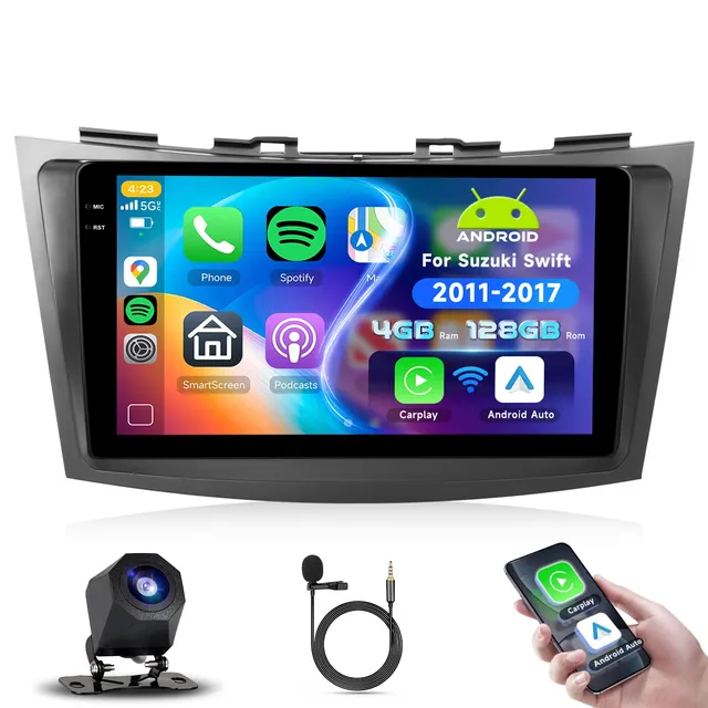 podofo-android-car-radio-autoradio-swift-9-4-128g-cam-ra image 1